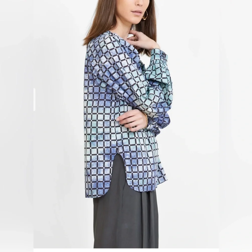 Rachel Comey Soon Top Black & Blue  8 - Picture 10 of 16